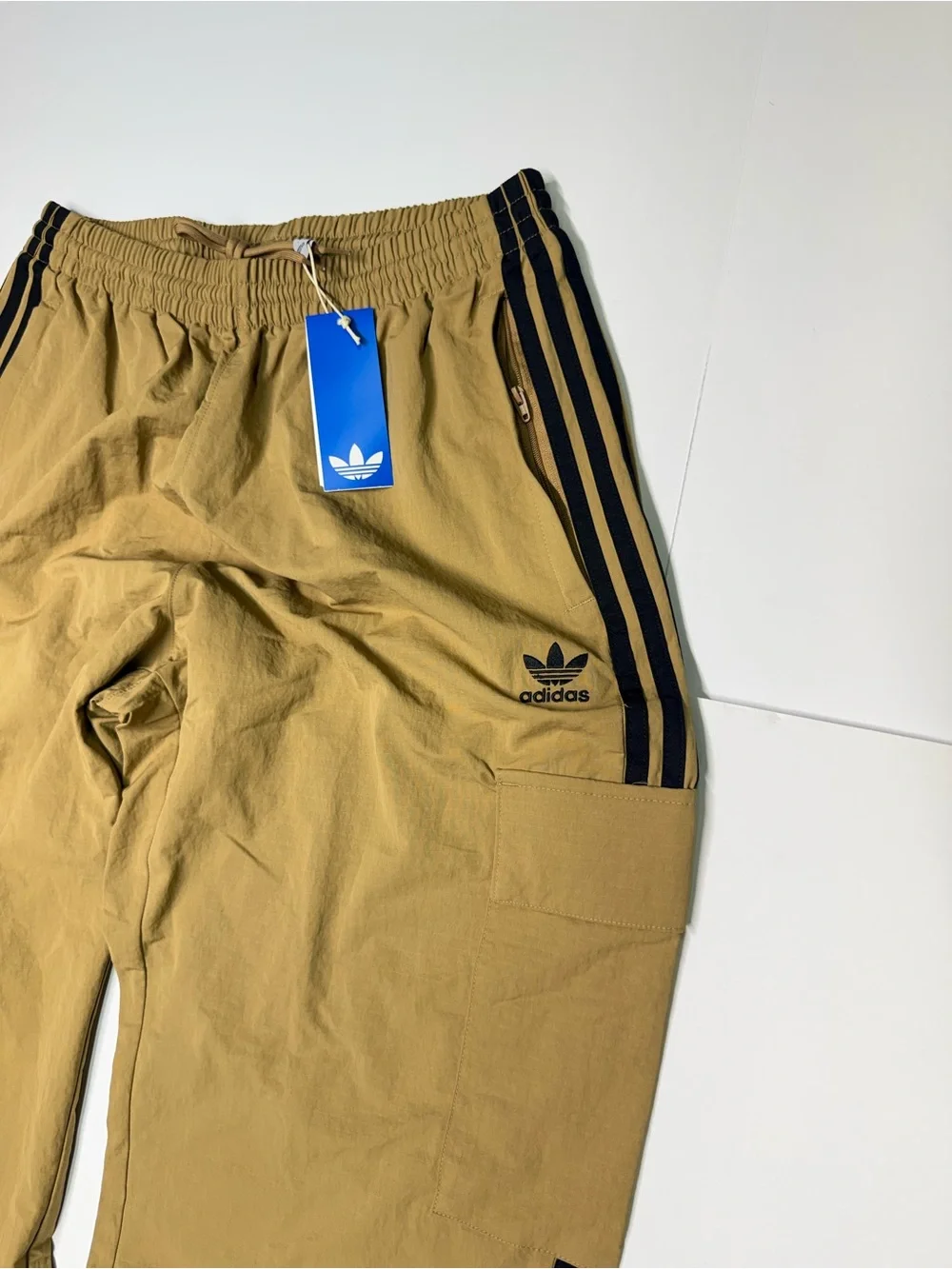 Adidas Originals 3S CargoPant Men's Size L Cardboard Black JY1392 Retail $80NWT
